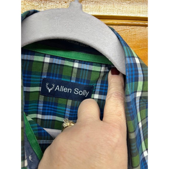 2 Allen Solly Button up shirts size 39 - Picture 6 of 10